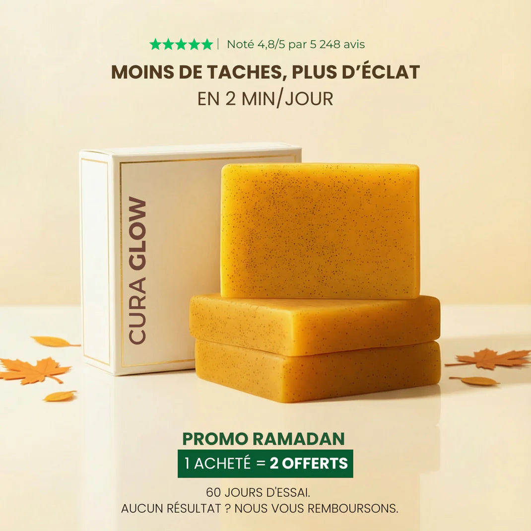 Savon Anti-Taches & Hyperpigmentation au Curcuma (+200g OFFERTS)